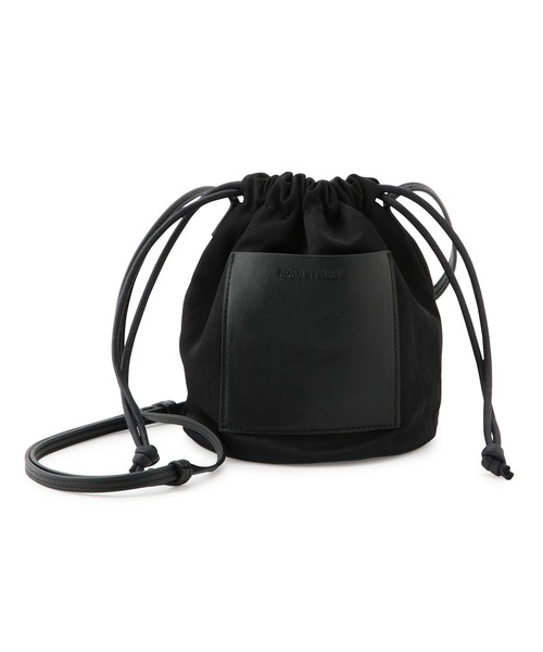 ADAM ET ROPE'（アダムエロペ）の「ナイロン巾着ミニポシェット（ショルダーバッグ・レディース・ブラック/レッド・FREE）」の13枚目の写真