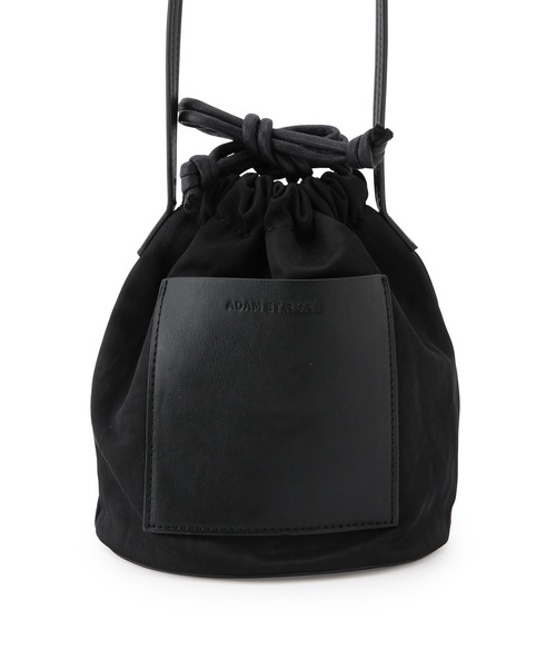 ADAM ET ROPE'（アダムエロペ）の「ナイロン巾着ミニポシェット（ショルダーバッグ・レディース・ブラック/レッド・FREE）」の11枚目の写真