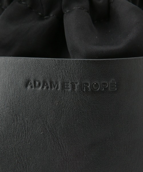 ADAM ET ROPE'（アダムエロペ）の「ナイロン巾着ミニポシェット（ショルダーバッグ・レディース・ブラック/レッド・FREE）」の19枚目の写真