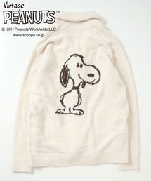 PEANUTS（ピーナッツ）の「PEANUTS◆スヌーピーもこもこシャギーショールカーディガン（ルームウェア/パジャマ・メンズ）」