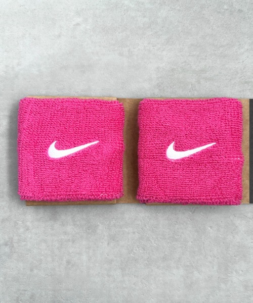 セール】NIKE(ナイキ)/2個セット スウッシュ 刺繍 無地 リストバンド 2