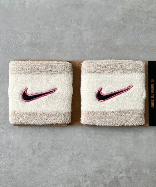 セール】NIKE(ナイキ)/2個セット スウッシュ 刺繍 無地 リストバンド 2