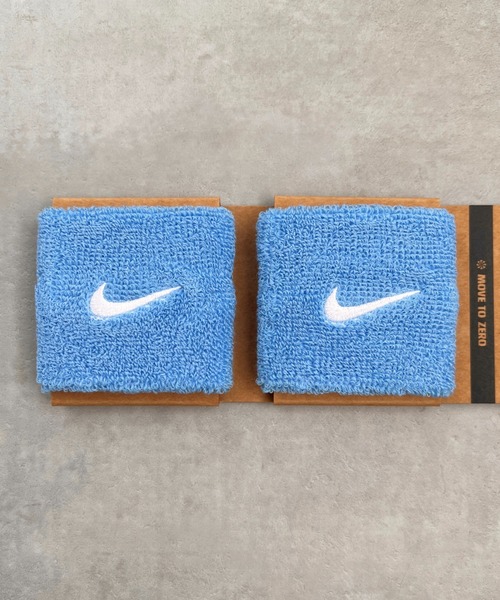 NIKE（ナイキ）の「NIKE(ナイキ)/2個セット スウッシュ 刺繍 無地 リストバンド 2パック（バングル/リストバンド・レディース・ホワイト/ブラック/ネイビー/グレー/レッド/ブルー/グリーン/ブラック系その他/ピンク/オレンジ/その他1/その他2/その他3/その他4/その他5/その他6/その他7/その他8/ライトブルー/ダークグリーン/パープル/バーガンディー/ダークグレー/ホワイト×ブラック/ピンク系その他/その他9/ピンク系その他2/ゴールド/パープル系その他/ホワイト系その他/クリーム・FREE）」の11枚目の写真