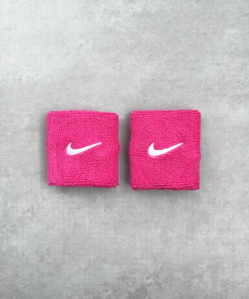 未使用 デッドストック ナイキ リストバンド 2個セット NIKE バングル NIKE(ナイキ)/2個セット スウッシュ 刺繍 無地