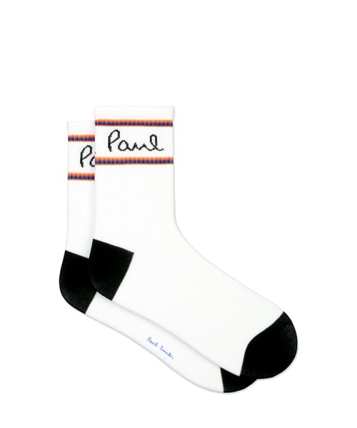 アーティストストライプライン ロゴ カジュアルソックス Md2 ソックス 靴下 Paul Smith ポールスミス のファッション通販 Zozotown