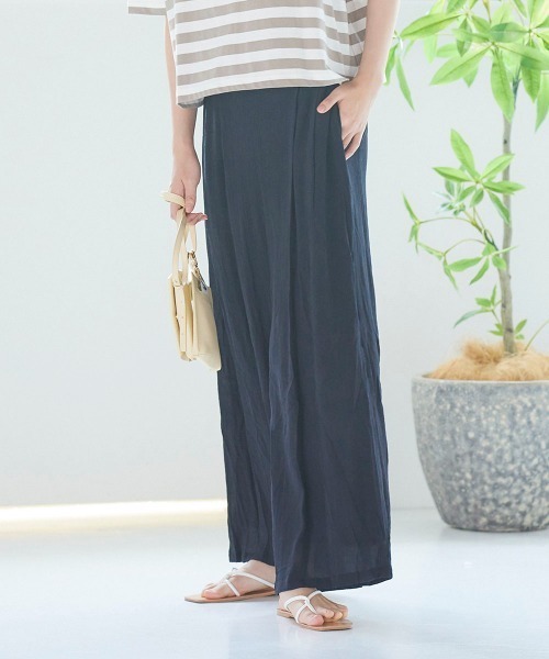 LIPSTAR(リップスター)の「シアーローンイージーパンツ(その他パンツ・レディース・ブラック/イエロー/ブルー・M)」の2枚目の写真