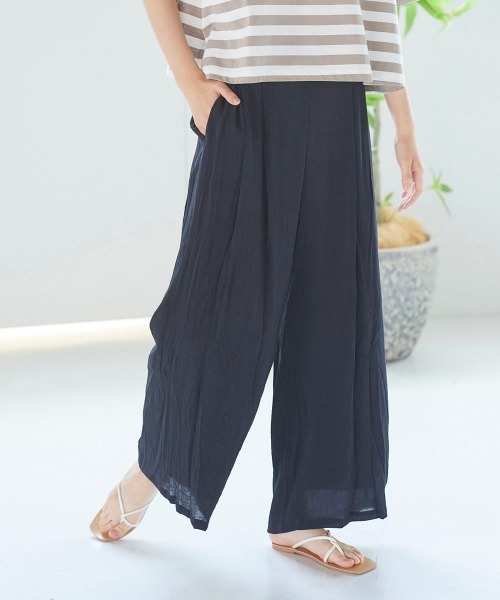 LIPSTAR(リップスター)の「シアーローンイージーパンツ(その他パンツ・レディース・ブラック/イエロー/ブルー・M)」の16枚目の写真