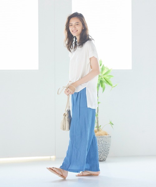 LIPSTAR(リップスター)の「シアーローンイージーパンツ(その他パンツ・レディース・ブラック/イエロー/ブルー・M)」の11枚目の写真