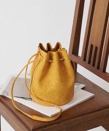 COLONY 2139 | 【WEB限定カラー:ピンク】フラワーエンボス巾着バッグ(ショルダーバッグ)