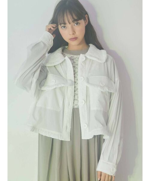 merry jenny（メリージェニー）の「fuwaレースカラージャケット