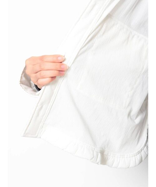 merry jenny（メリージェニー）の「fuwaレースカラージャケット（テーラードジャケット・レディース・ブラック/オフホワイト・FREE）」の14枚目の写真