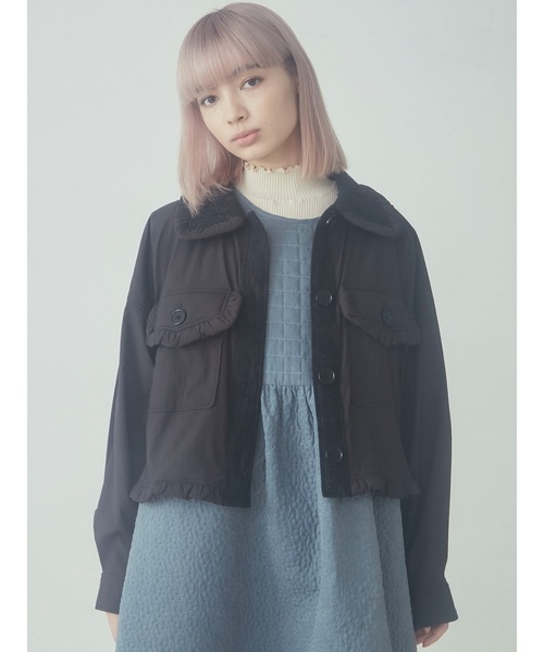 merry jenny（メリージェニー）の「fuwaレースカラージャケット