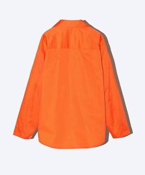 TOGA PULLA（トーガ　プルラ）の「【TOGA PULLA(トーガプルラ)】ジップアップシャツ Dickies SP TC12-FJ504（シャツ/ブラウス・レディース・ブラック/オレンジ/グレー・36）」の4枚目の写真