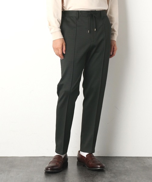 COMME CA COMMUNE(コムサコミューン)の「プリントポンチ イージーパンツ(スラックス・メンズ・ネイビー/オリーブ・SMALL/MEDIUM/LARGE)」の1枚目の写真