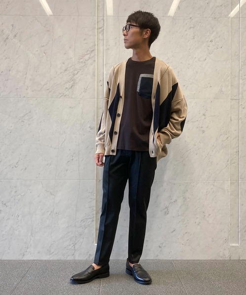 COMME CA COMMUNE(コムサコミューン)の「プリントポンチ イージーパンツ(スラックス・メンズ・ネイビー/オリーブ・SMALL/MEDIUM/LARGE)」の13枚目の写真