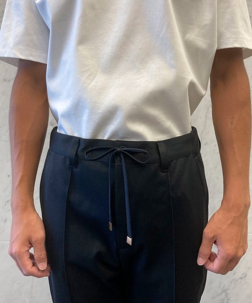 COMME CA COMMUNE(コムサコミューン)の「プリントポンチ イージーパンツ(スラックス・メンズ・ネイビー/オリーブ・SMALL/MEDIUM/LARGE)」の9枚目の写真