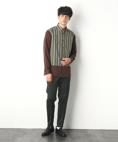COMME CA COMMUNE(コムサコミューン)の「プリントポンチ イージーパンツ(スラックス・メンズ・ネイビー/オリーブ・SMALL/MEDIUM/LARGE)」の21枚目の写真