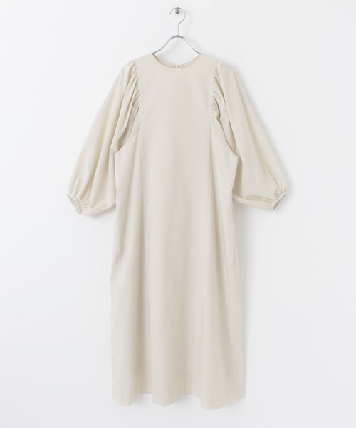 F by ROSSO（エフバイロッソ）の「F by ROSSO　ボリュームスリーブワンピース（ワンピース・レディース・ブラック/ブラウン/ライトベージュ・FREE）」の21枚目の写真