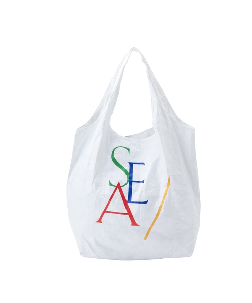 SEA（シー）の「タイベック  リユーザブル バッグ（トートバッグ・レディース・ホワイト・ONE SIZE）」の2枚目の写真