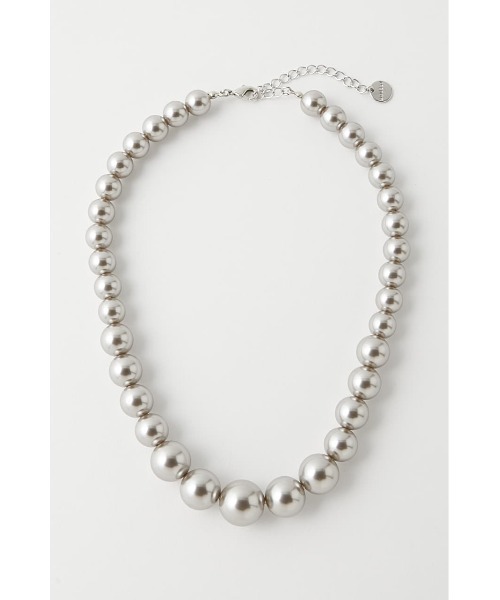 MOUSSY（マウジー）の「F／PEARL ネックレス（ネックレス・レディース・ホワイト/シルバー・FREE）」の3枚目の写真