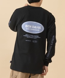 BEN DAVIS（ベンデイビス）の「【BENDAVIS／ベンデイビス】STORE STAFF オーバルロゴプリント長袖Tシャツ（Tシャツ/カットソー・メンズ）」