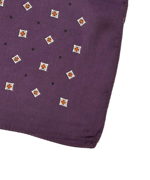 N.（N. Natural Beauty Basic）（エヌエヌナチュラルビューティーベーシック）の「配色スカーフ（ストール/ショール・レディース・ベージュ系その他/ダークカーキ・ﾌﾘ-）」の7枚目の写真