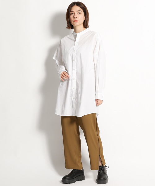 niko and...（ニコアンド）の「サイドラインイージーパンツ（その他パンツ・レディース・ブラック/モカ・MEDIUM/LARGE）」の7枚目の写真