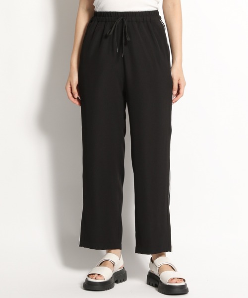 niko and...（ニコアンド）の「サイドラインイージーパンツ（その他パンツ・レディース・ブラック/モカ・MEDIUM/LARGE）」の9枚目の写真