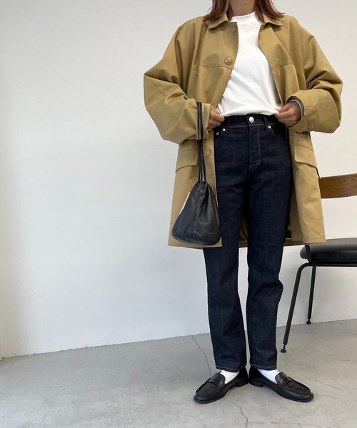 CANAL JEAN（キャナルジーン）の「via j(ヴィアジェイ) フェイクレザーローファー（ローファー・レディース・ブラック・38/39/37/36）」の2枚目の写真