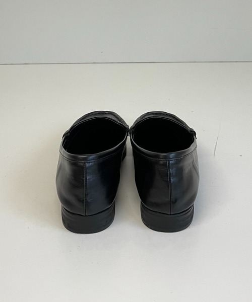 CANAL JEAN（キャナルジーン）の「via j(ヴィアジェイ) フェイクレザーローファー（ローファー・レディース・ブラック・38/39/37/36）」の7枚目の写真