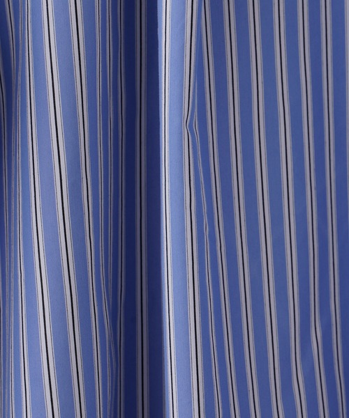 CIAOPANIC（チャオパニック）の「シリコン加工ストライプシャツ（シャツ/ブラウス・メンズ・サックスブルー/ネイビー・MEDIUM/LARGE）」の10枚目の写真