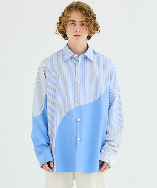 soe（ソーイ）の「【soe】3CC STRIPED SHIRT COLLABORATED WITH PRE_