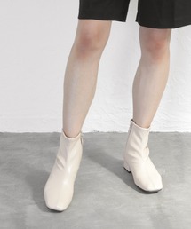 SOROTTO | ローヒールのストレッチショートブーツ(ブーツ)