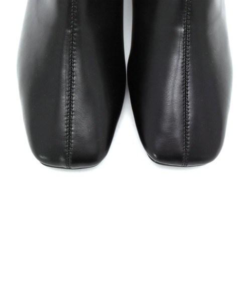 SOROTTO(ソロット)の「ローヒールのストレッチショートブーツ(ブーツ・レディース・ブラック/ダークブラウン/アイボリー/ブラック系その他・LL/3L/S/M/L)」の17枚目の写真