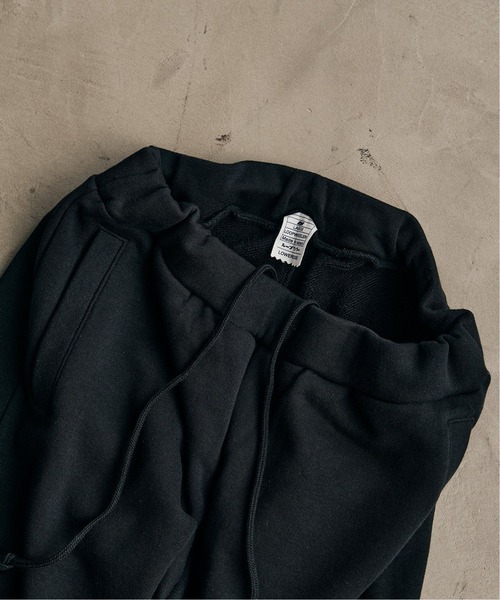 LOOPWHEELER（ループウィラー）の「【LOOPWHEELER for LOWERCASE】ライトツリウラケ スウェットパンツ（スウェットパンツ・メンズ・ブラック/グレー・X-LARGE/LARGE/MEDIUM/SMALL）」の7枚目の写真