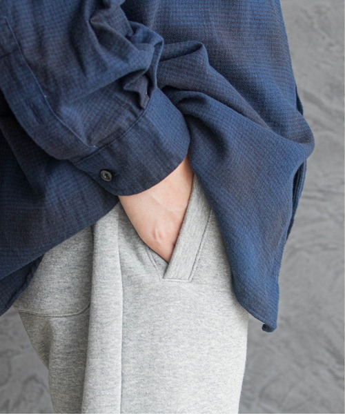 LOOPWHEELER（ループウィラー）の「【LOOPWHEELER for LOWERCASE】ライトツリウラケ スウェットパンツ（スウェットパンツ・メンズ・ブラック/グレー・X-LARGE/LARGE/MEDIUM/SMALL）」の11枚目の写真