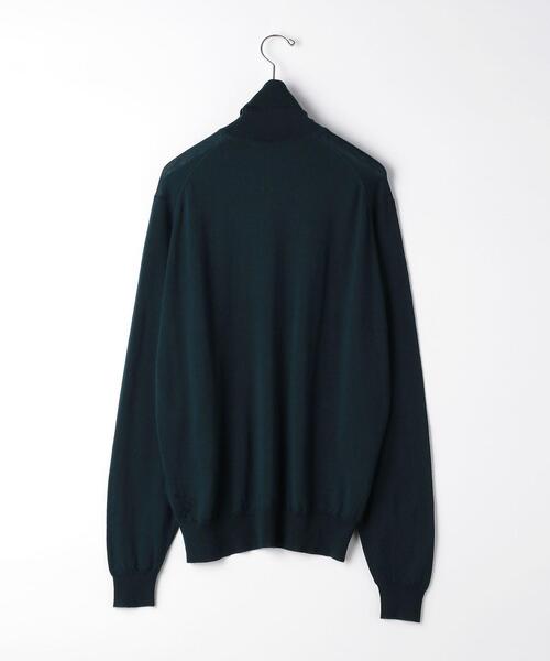JOHN SMEDLEY(ジョンスメドレー)の「<JOHN SMEDLEY(ジョン スメドレー)>RENOLD 30G タートルネック ニット(ニット/セーター・メンズ・ダークグリーン/ブラック・S/L/M)」の5枚目の写真