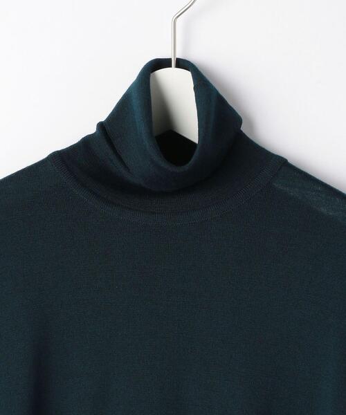 JOHN SMEDLEY(ジョンスメドレー)の「<JOHN SMEDLEY(ジョン スメドレー)>RENOLD 30G タートルネック ニット(ニット/セーター・メンズ・ダークグリーン/ブラック・S/L/M)」の8枚目の写真