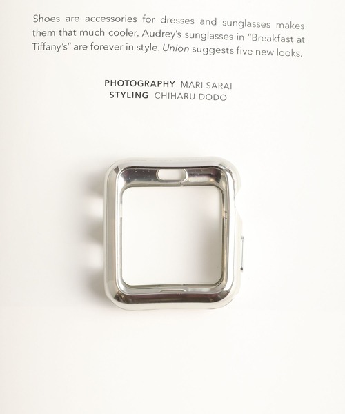 Me%（ミィパーセント）の「AppleWatch画面カバー【UNISEX】【38mm/40mm/42mm/44mm対応】（デジタル腕時計・レディース・ブラック/シルバー/ゴールド/ライトピンク/ピンク系その他/ブラック系その他/グレー系その他/イエロー系その他・SMALL/MEDIUM/LARGE/X-SMALL/45/41/44/40/42/38）」の3枚目の写真