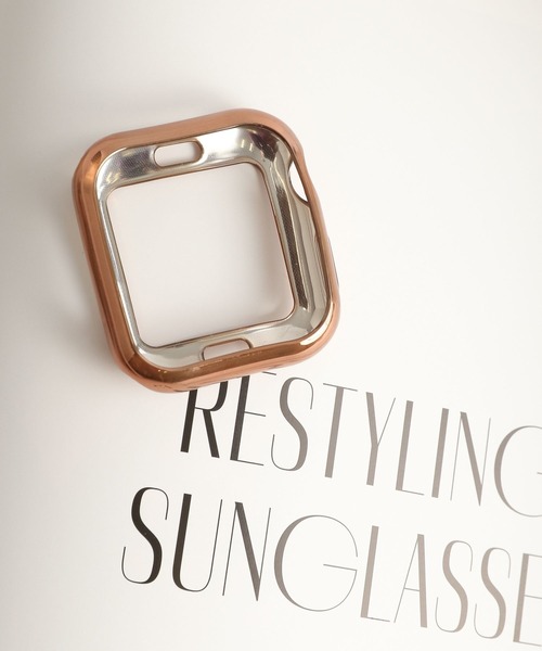 Me%（ミィパーセント）の「AppleWatch画面カバー【UNISEX】【38mm/40mm/42mm/44mm対応】（デジタル腕時計・レディース・ブラック/シルバー/ゴールド/ライトピンク/ピンク系その他/ブラック系その他/グレー系その他/イエロー系その他・SMALL/MEDIUM/LARGE/X-SMALL/45/41/44/40/42/38）」の6枚目の写真