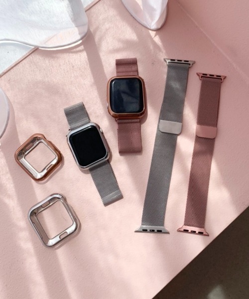 Me%（ミィパーセント）の「AppleWatch画面カバー【UNISEX】【38mm/40mm/42mm/44mm対応】（デジタル腕時計・レディース・ブラック/シルバー/ゴールド/ライトピンク/ピンク系その他/ブラック系その他/グレー系その他/イエロー系その他・SMALL/MEDIUM/LARGE/X-SMALL/45/41/44/40/42/38）」の13枚目の写真