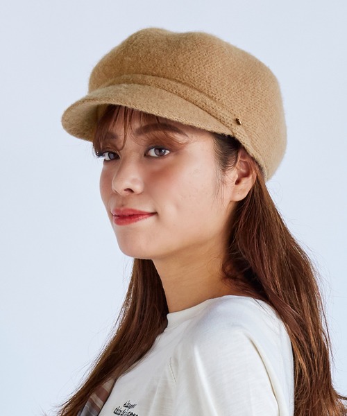 14+（イチヨンプラス）の「バスクポコポコキャスケット（キャスケット・レディース・ブラック/ダークブラウン/ベージュ/ブラウン/グレー/ライトベージュ/グレイッシュベージュ/ライトブラウン/ライトグレー/カーキ・FREE）」の8枚目の写真