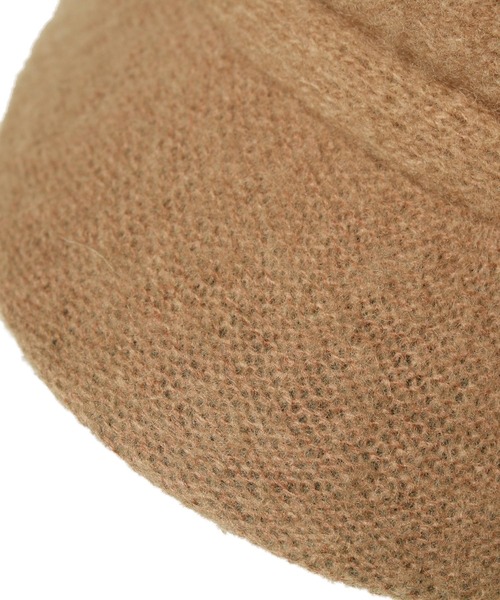 14+（イチヨンプラス）の「バスクポコポコキャスケット（キャスケット・レディース・ブラック/ダークブラウン/ベージュ/ブラウン/グレー/ライトベージュ/グレイッシュベージュ/ライトブラウン/ライトグレー/カーキ・FREE）」の22枚目の写真