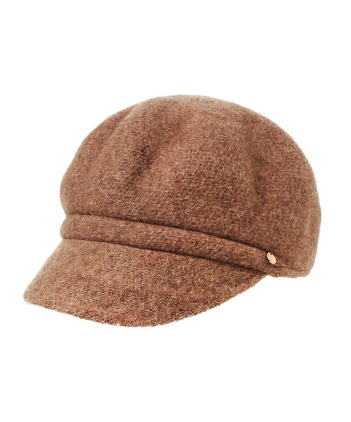 14+（イチヨンプラス）の「バスクポコポコキャスケット（キャスケット・レディース・ブラック/ダークブラウン/ベージュ/ブラウン/グレー/ライトベージュ/グレイッシュベージュ/ライトブラウン/ライトグレー/カーキ・FREE）」の16枚目の写真