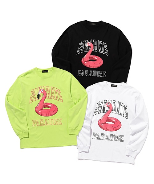 24karats（トゥウェンティーフォーカラッツ）の「Float Tee LS（Tシャツ/カットソー・メンズ・ブラック・SMALL/MEDIUM）」の6枚目の写真