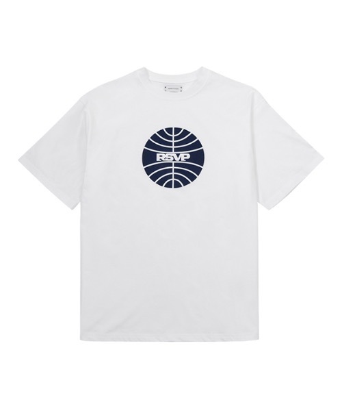 RSVP(アールエスブイピー)の「【RSVP 】Pan-am parody t-shirts / パンナムパロディ ティーシャツ(Tシャツ/カットソー・レディース・ホワイト/スカイブルー・FREE)」の1枚目の写真