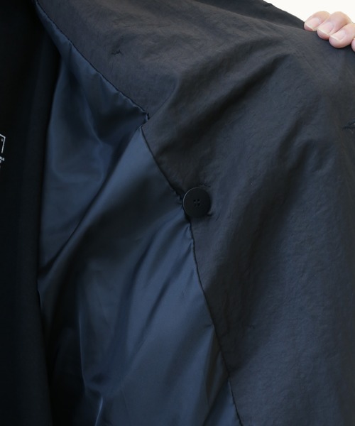 minsobi（ミンソビ）の「ロングオーバートレンチコート（トレンチコート・メンズ・ブラック・FREE）」の9枚目の写真