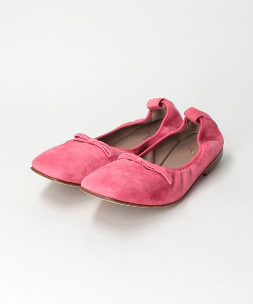 K.Spin（ケースピン）の「＜K.Spin(ケースピン)＞ スクエア フラット シューズ（バレエシューズ・レディース・ブラック/ピンク/シルバー・37/38/36）」の4枚目の写真