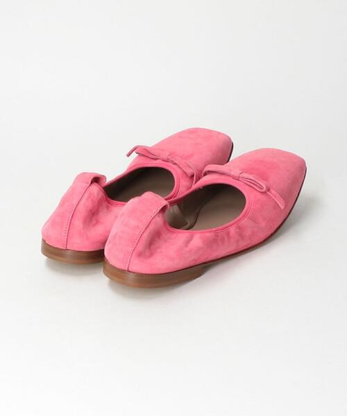 K.Spin（ケースピン）の「＜K.Spin(ケースピン)＞ スクエア フラット シューズ（バレエシューズ・レディース・ブラック/ピンク/シルバー・37/38/36）」の7枚目の写真