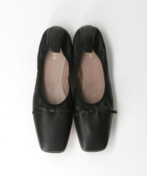 K.Spin（ケースピン）の「＜K.Spin(ケースピン)＞ スクエア フラット シューズ（バレエシューズ・レディース・ブラック/ピンク/シルバー・37/38/36）」の10枚目の写真